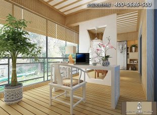 別墅中式裝修樣板房效果圖是對(duì)于客戶最好的解說