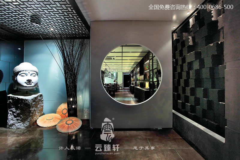 新中式玄關(guān)設(shè)計效果圖