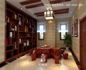 新中式裝修飾品擺放圖