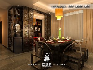 新中式餐廳裝修的細節處理