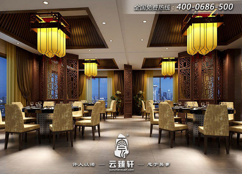 餐廳中式風格效果圖