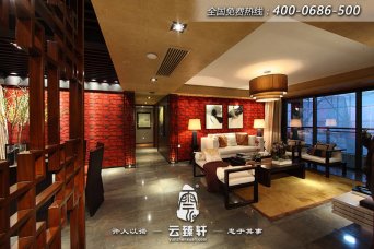 新中式裝修樣板間的裝飾物選擇