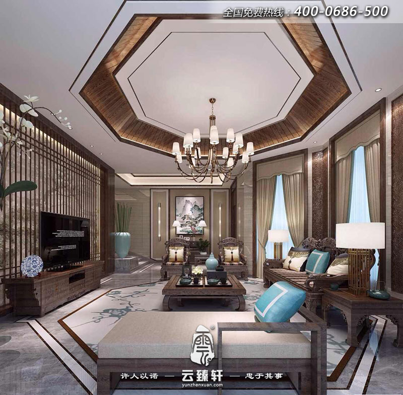 聯排別墅裝修風水效果圖