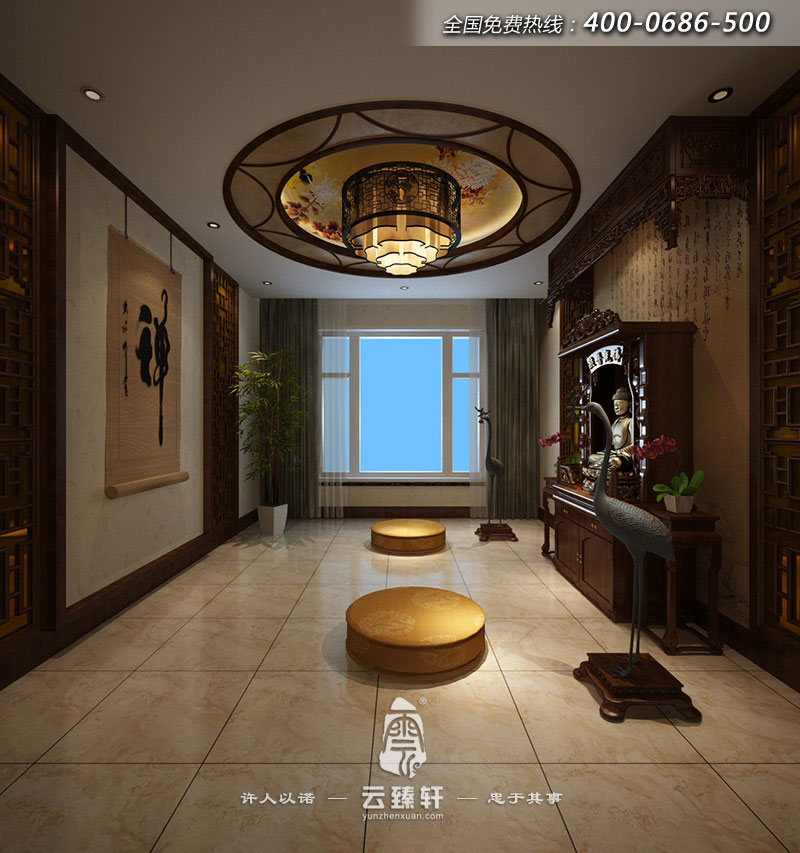 四合名苑中式設計效果圖