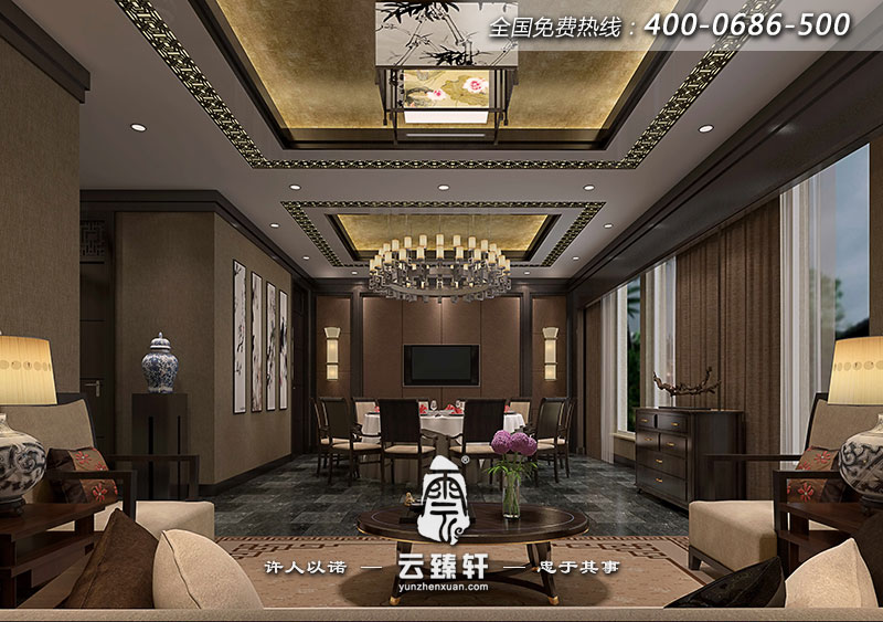 新中式酒店大堂設(shè)計(jì)