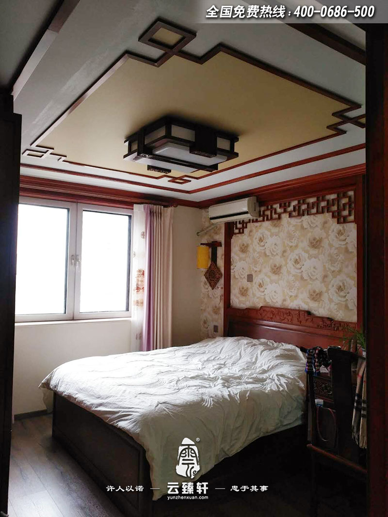 施工后簡(jiǎn)約的中式女兒房照片