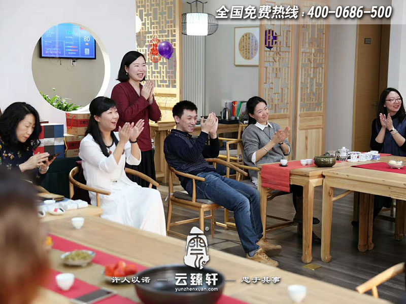 施工后的茶文化培訓(xùn)中心一角圖片