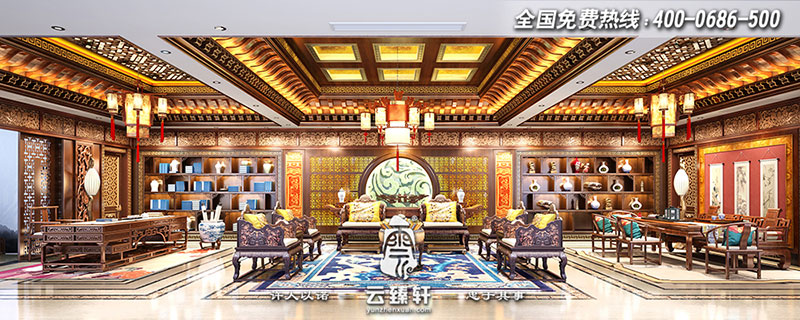 高端古典四合院中式會(huì)所設(shè)計(jì)圖片