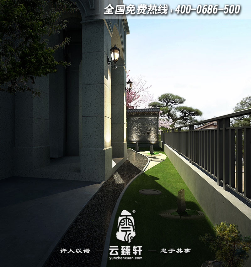 中式別墅大門(mén)