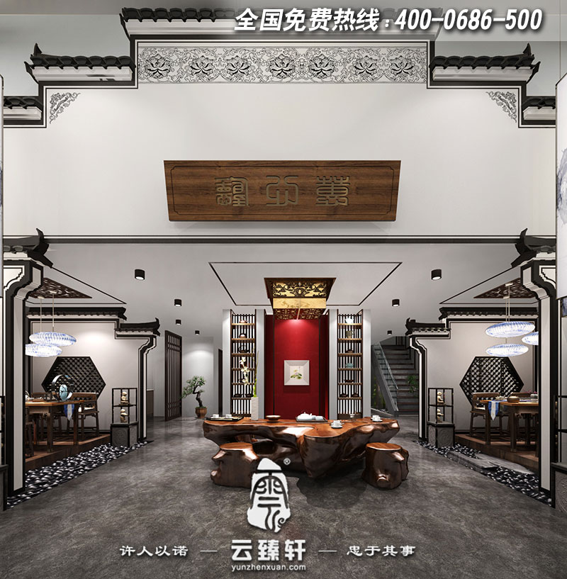 古典中式門頭裝修效果圖