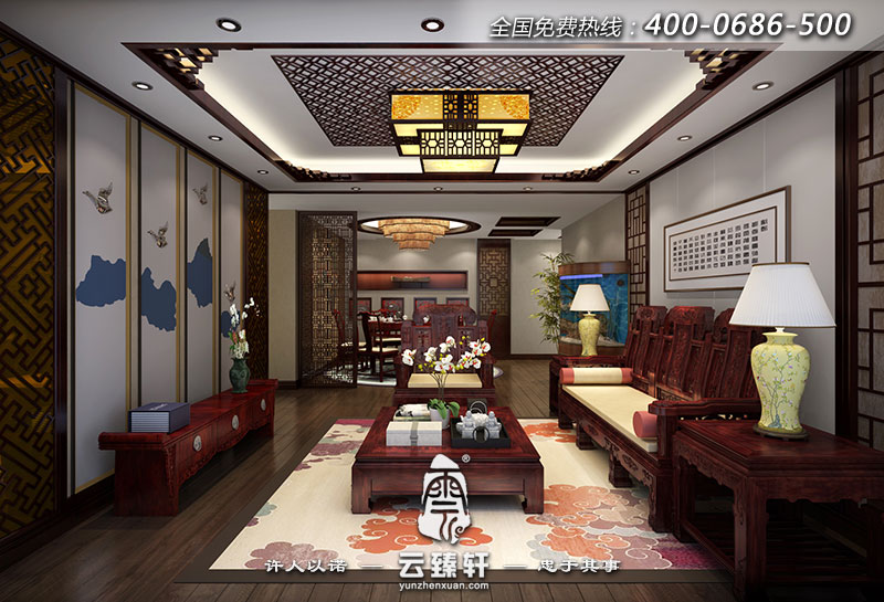 中式中高端裝修效果圖