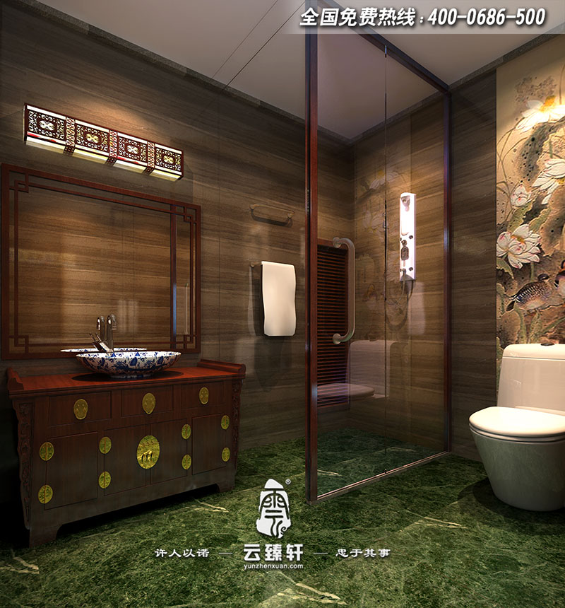中式衛(wèi)生間設計效果圖